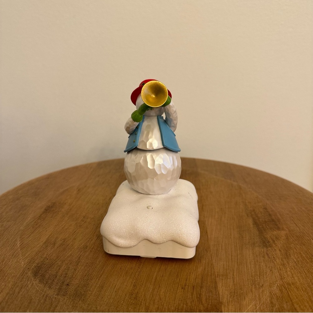 Hallmark Christmas Snowman Band Trumpet Tom Wireless Decor Tested Working 2010 - Picture 3 of 12
